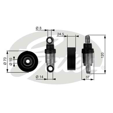 ROLLO NAPINAJACA PK GATES T38242  