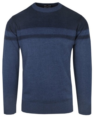 Sweter - Wełna z Akrylem -Pako Jeans- Granat - XXL