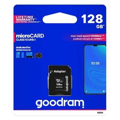 Karta Pamięci MicroSDXC GOODRAM 128GB CL10 UHS