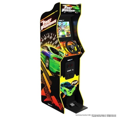 ARCADE 1 UP - THE FAST+THE FURIOUS DELUXE ARCADE MACHINE