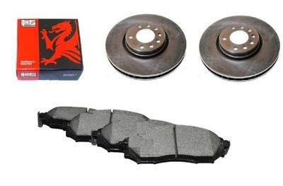 Тормозные диски тормозные колодки nissan pathfinder перед 320mm kpl фото №1