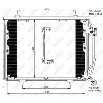 CONDENSADOR DE ACONDICIONADOR DB W203  