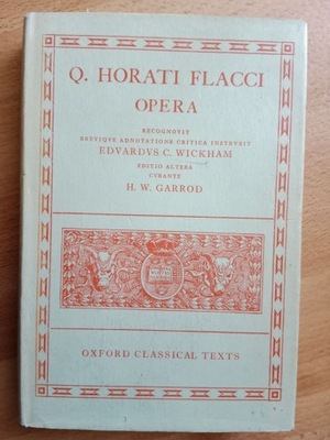 Q. Horati Flacci Opera, Horacy, wyd. kryt.