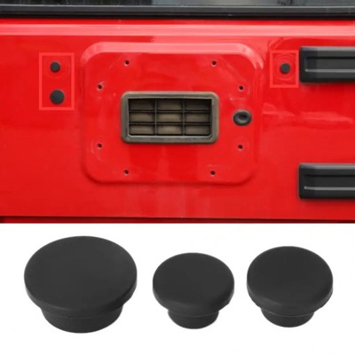 3PCS TAILGATE RUBBER PLUG FIT PARA JEEP WRANGLER JK 2007 2008 2009 20~51264  