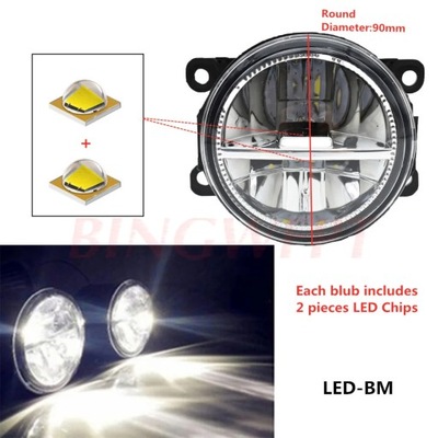 LUZ FAROS ANTINIEBLA DIODO LUMINOSO LED PARA SUBARU FORESTER 2013 2014 2015 2016 2017  