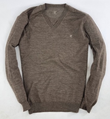 Riccovero sweter wełniany wełna merino L