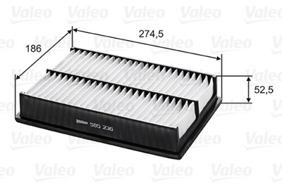 FILTRAS ORO VALEO 585236 C2841 