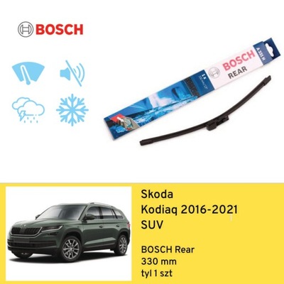 WIPER BLADE ON REAR FOR SKODA KODIAQ SUV (2016-2021) BOSCH  