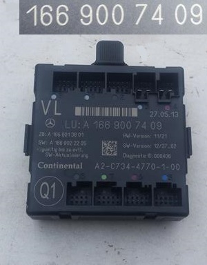 Модуль дверь левый перед mercedes gl x166 1669007409 фото №1