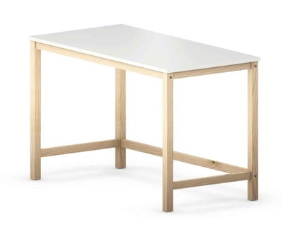 Tanie biurko białe skandynawskie 100x50 proste