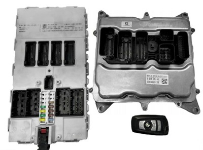 KOMPLEKTAS ECU BMW 0261S09264 8610635-01 FEM-LR01-ZB7_HIGH_CA 