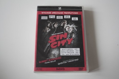 SIN CITY - WYDANIE SPECJALNE - 3 DVD- TORO,ROURKE