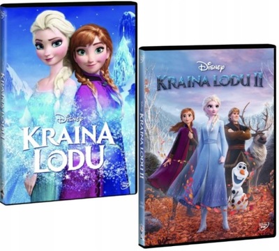 KRAINA LODU część 1+2 2xDVD PL DISNEY NOWOŚĆ 2020
