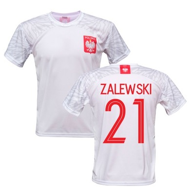 Koszulka Piłkarska POLSKA POLSKI ZALEWSKI 122cm
