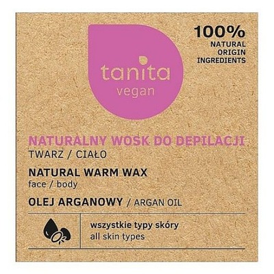 TANITA Vegan Wosk do Depilacji Olej Arganowy 250ml