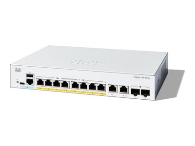 Cisco Catalyst 1300 8port GE PoE Ext PS 2x1G Combo