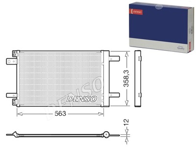 KONDENSATORIUS KONDICIONAVIMO CITROEN C4 GRAND PICASSO II C4 PICASSO II 