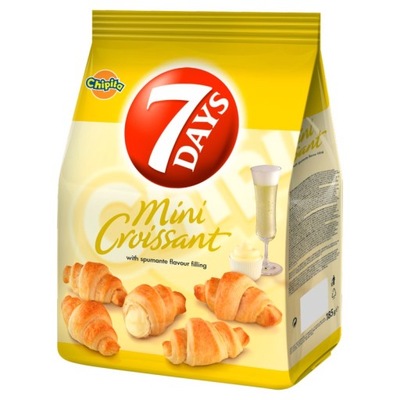 7 Days Mini Croissant z nadzieniem spumante 185 g