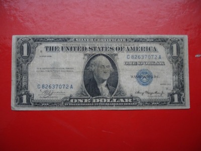 1 Dolar 1935 Seria A podwójna numeracja Rzadki