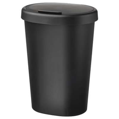 IKEA HOLLAS kosz czarny na odpady 8 litrów