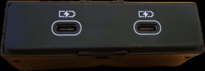Роз'єм з'єднувач port usb c 2x audi 4n1035954 фото №1