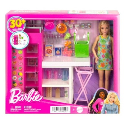 Super ZABAWKA dla DZIEWCZYN Lalka BARBIE Barbie Spiżarnia Zestaw + lalka