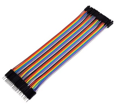 Przewody męsko-żeńskie 40 szt 30cm kable arduino