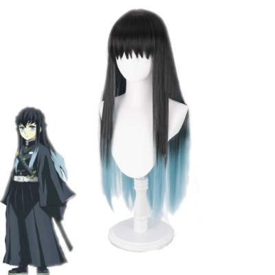 Kimetsu no Yaiba Tokitou Muichiro COSPLAY PERUKA