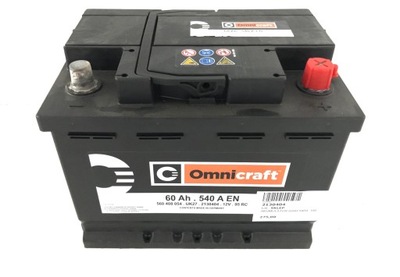 BATTERY 60AH 540A 12V FORD OMNICRAFT 2130404  