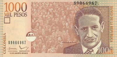 Kolumbia - 1000 Pesos - 2015 - P456 - St.1