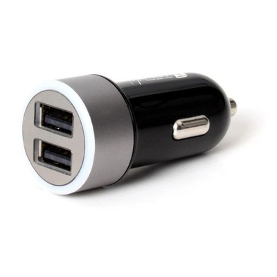 DISPOSITIVO DE CARGA DE AUTOMÓVIL TECHLY 2XUSB 5V 4,8A 24W  