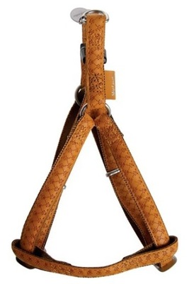 Zolux Szelki regulowane Mac Leather 10mm Żółte