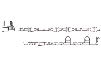 QUICK BRAKE SENSOR DESGASTE ZAPATAS DE FRENADO PARTE DELANTERA LAND ROVER  