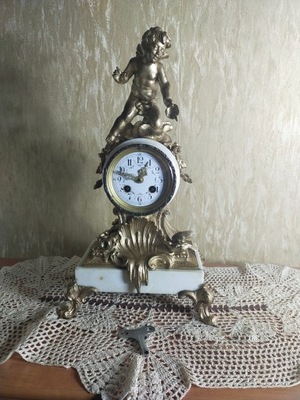 Stary zegar na kominek - 100% sprawny