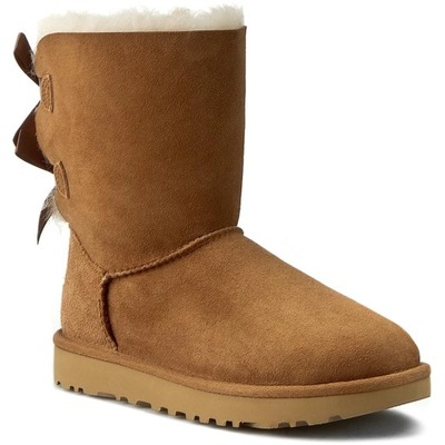 UGG BAILEY BOW II KOZAKI ŚNIEGOWCE SKÓRA 37