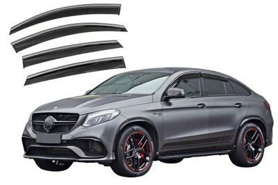 MERCEDES GLE C292 КУПЕ 2015-2019 ВЕТРОВИКИ DO ОКНА фото