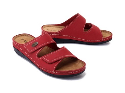 Klapki damskie TAMARIS 27510-26 red r36