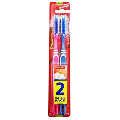 Colgate Szczoteczka Double Action Duopack Medium