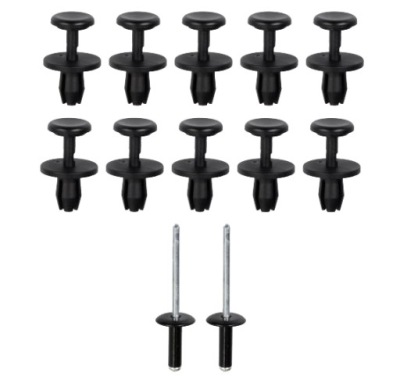 Кліпси кріплення підкрилок citroen c2 c3 i набір фото №1