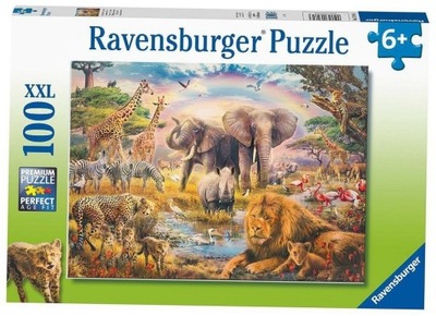 Puzzle XXL 100 Dzikie zwierzęta Ravensburger 13284