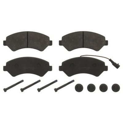 PADS BRAKE FRONT CITROEN JUMPER FIAT DUCATO  