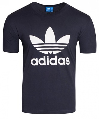 Adidas Originals granatowy t-shirt męski logo BQ7940 S