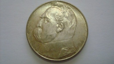 Moneta 10 złotych Piłsudski 1936 stan 1-