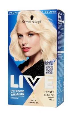 Schwarzkopf Live Krem koloryzujący 2w1 nr B11 Frosty Blonde