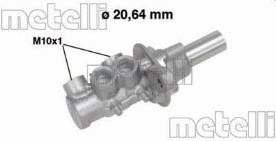 PUMP BRAKE CITROEN C1 05- 202-691  