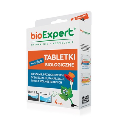 Tabletki Biologiczne Szambo bioExpert 4 tabletki