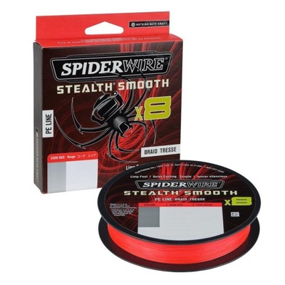 Plecionka Spiderwire Stealth x8 0,09mm 150m Red