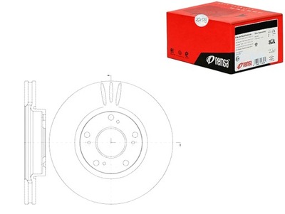 ДИСКИ ТОРМОЗНЫЕ ТОРМОЗНЫЕ REMSA 45251SEAE00 09A35010 DI420