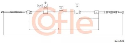 17.1436 CABLE H-CA LE TOYOTA COROLLA E12 04-06  