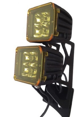 SOPORTE FAROS DIODO LUMINOSO LED JEEP WRANGLER JK - TXA 004  